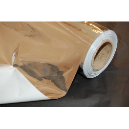 Mylar - Højreflekterende plastic folie. 1,20m bred - pris pr. m2
